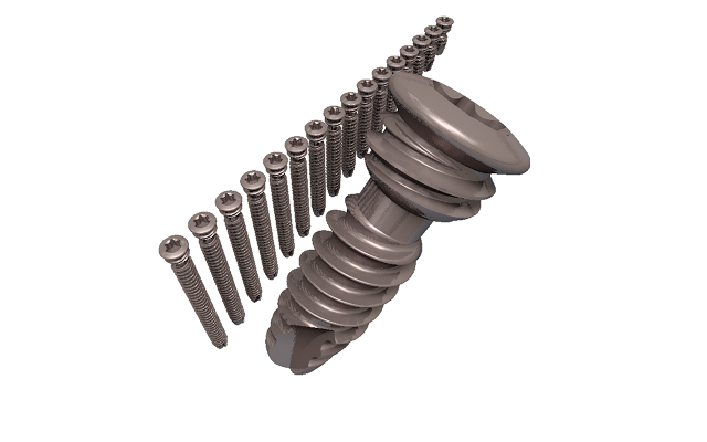 Ø 3.5 mm cortical screw titanium torx head