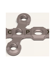 Cross plate, thickness 1.5, 13 holes