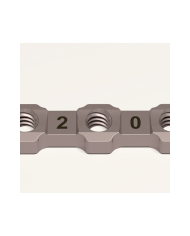 Cross plate, thickness 2.0, 13 holes