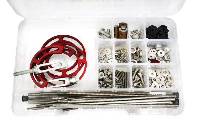 Mini hybrid aluminum external fixator kit